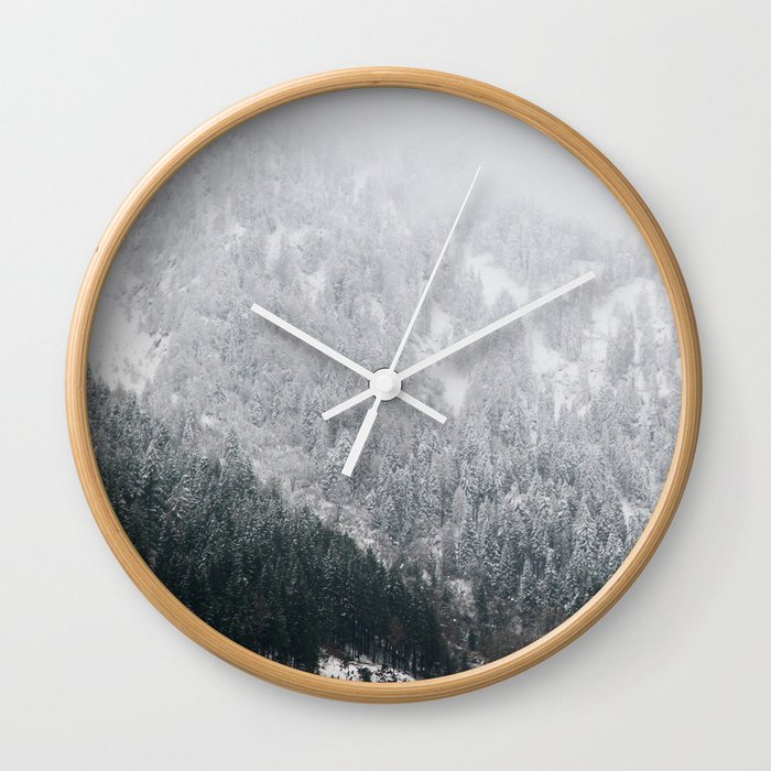 A Drive Through Switzerland Wall Clock