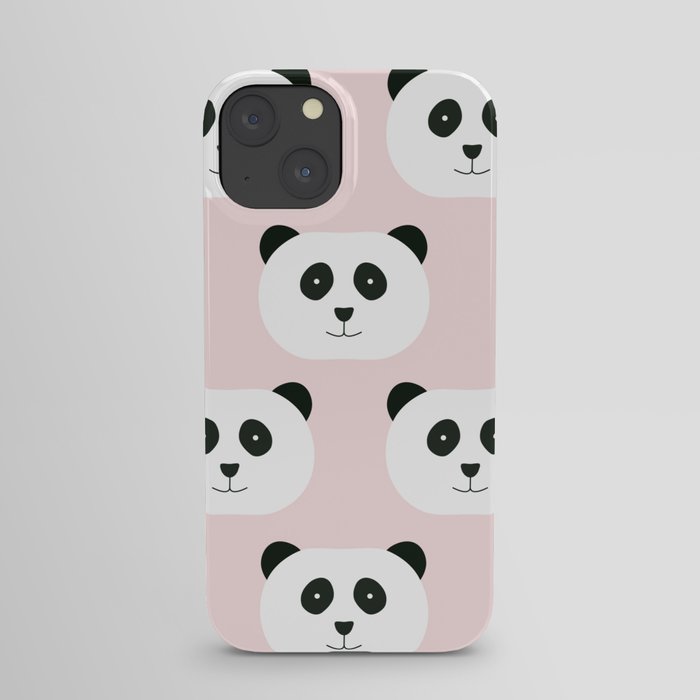 Panda Love -Pink iPhone Case