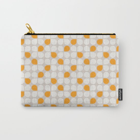 Daisy Crush Floral Pattern Carry-All Pouch