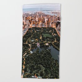 Central Park New York Beach Towel