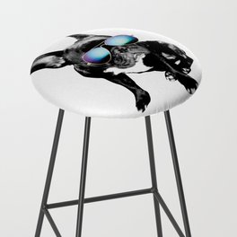 SUMMER FRENCH BULLDOG Bar Stool