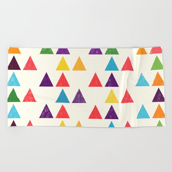 Lovely geometric Pattern XII Beach Towel