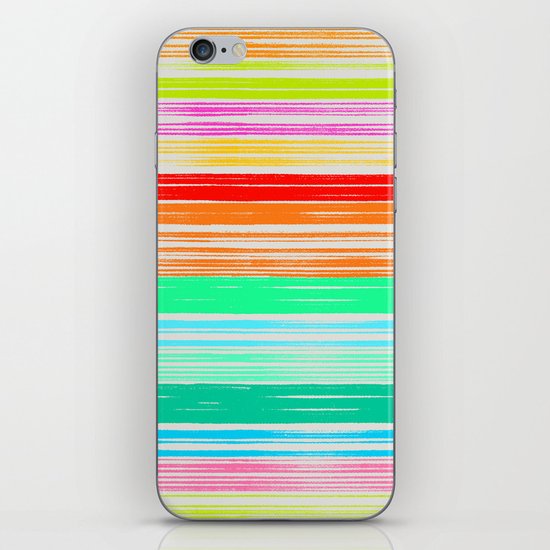 Waves_Multicolor2 iPhone & iPod Skin