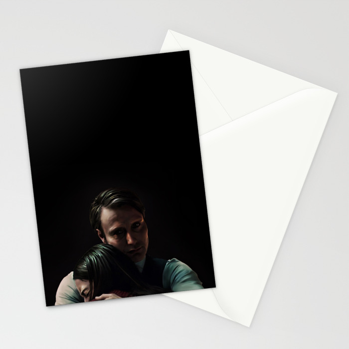 Hannibal Lecter And Abigail Hobbs Stationery Cards By Thecannibalfactory