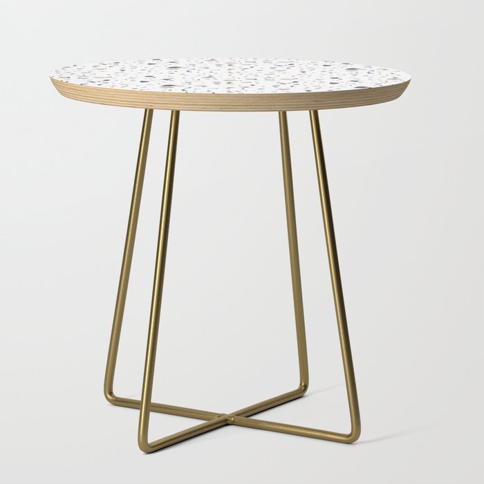 Terrazzo Tile Seamless Pattern Side Table