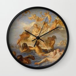 Noel-Nicolas Coypel - Birth of Venus Wall Clock