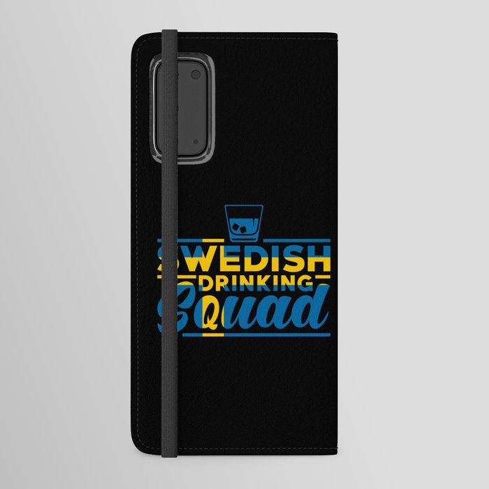 Swedish Drinking Squad Android Wallet Case