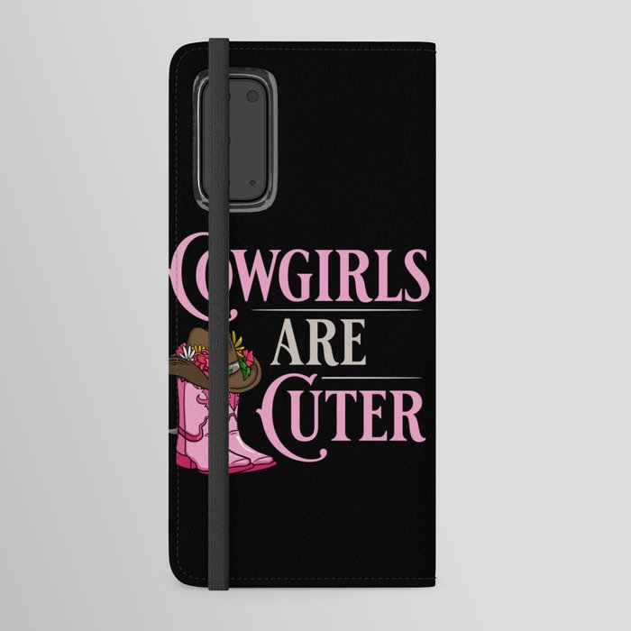 Cowgirl Boots Quotes Party Horse Android Wallet Case