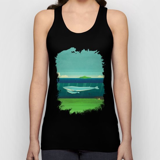 Blue Whale Unisex Tank Top