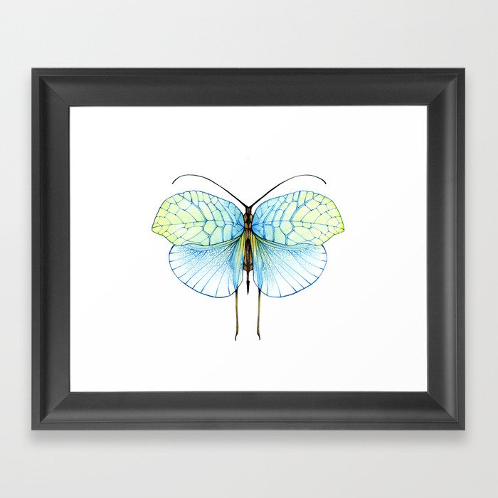 Leaf bug Framed Art Print