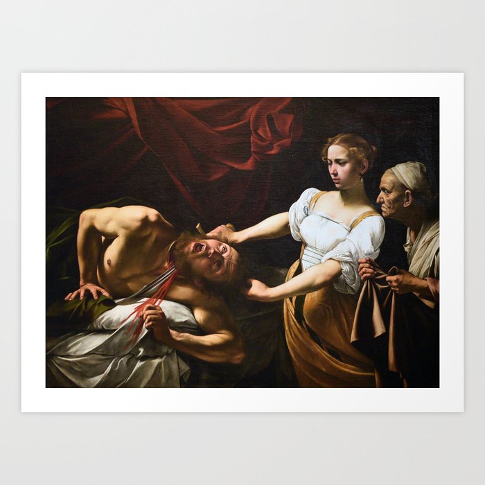 Judith Beheading Holofernes - Caravaggio Art Print