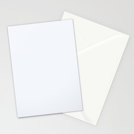 Zircon White Stationery Card