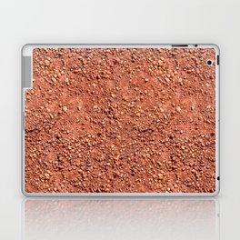 Red ochre sand and pebbles Laptop Skin