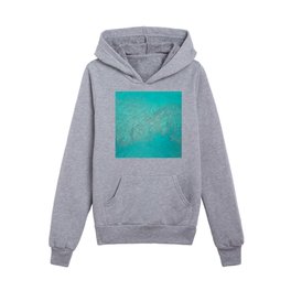 Tropical Turquoise Ocean Kids Pullover Hoodies