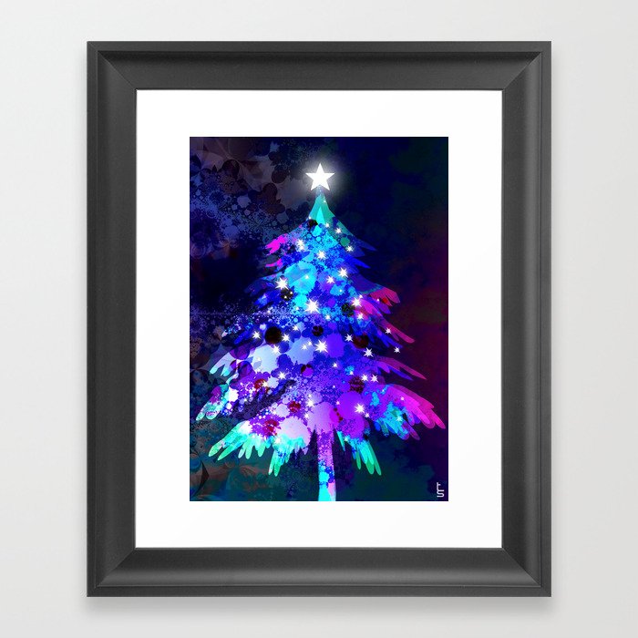 Christmas Tree Framed Art Print