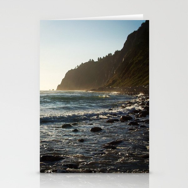 Waves Break in the West Stationery Cards
