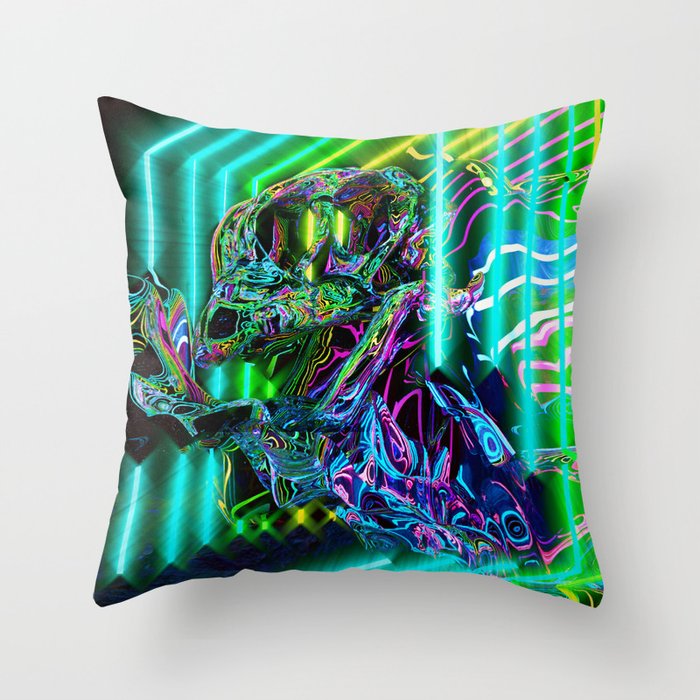 Welcome to the future! Throw Pillow