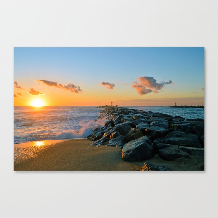 Inlet Sunrise Canvas Print