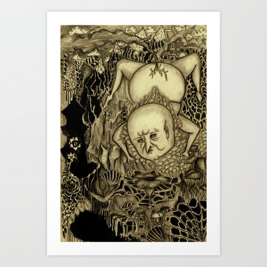 Weaving Art Print