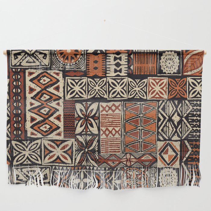 Vintage fabric wall hotsell hangings
