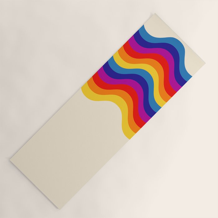 rainbow yoga mat