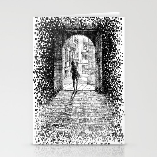 Light - Black ink Stationery Cards