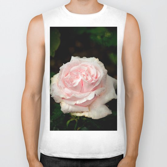 Rose twins with droplets Biker Tank