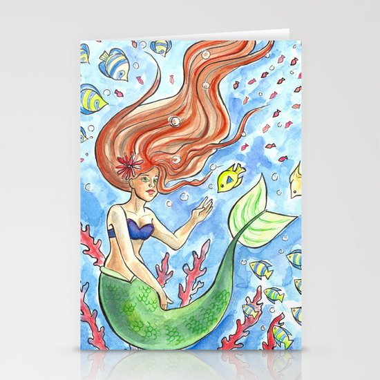 Little Mermaid Stationery Cards