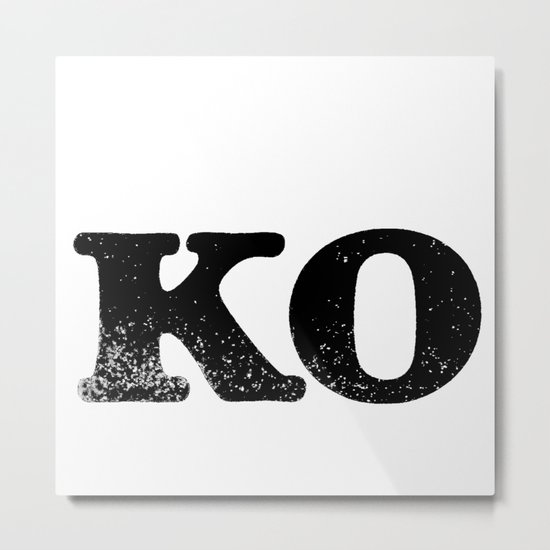 KO Metal Print