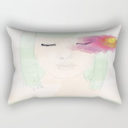 Watery Eyes Rectangular Pillow