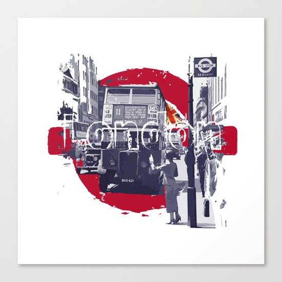 London 1930s Canvas Print