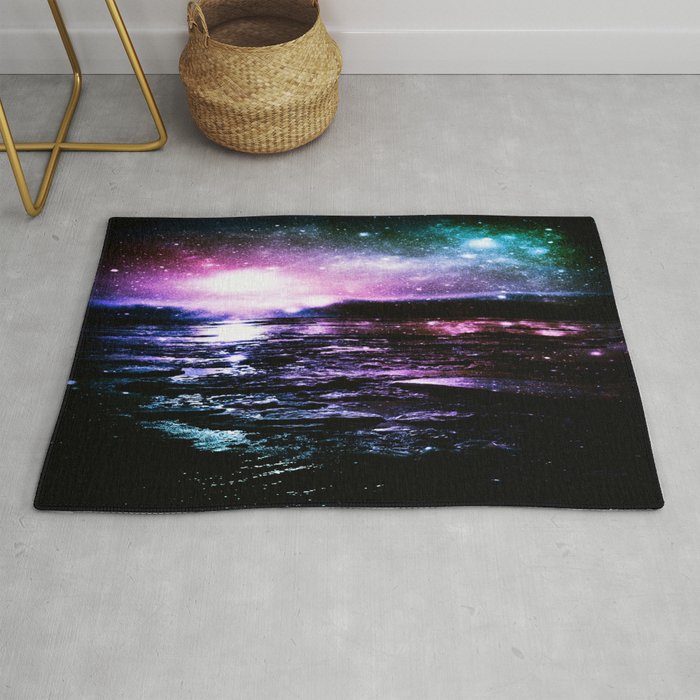 Mystic Waters Cool Tone Ombre Rug