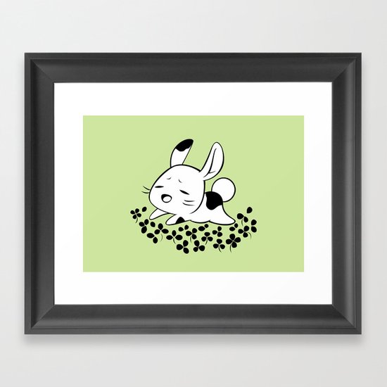 Clover Field Framed Art Print