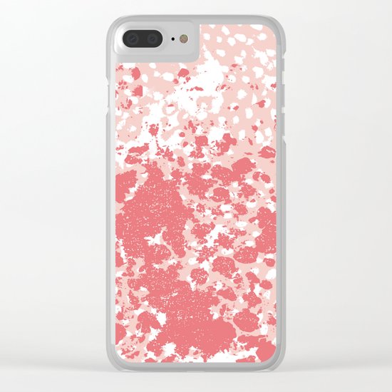 Brooke - abstract painting minimal modern art print home decor must haves Clear iPhone Case