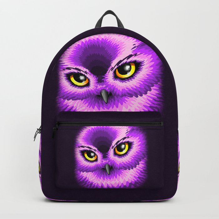 pink owl backpack