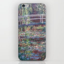 Monet, Pond with water lilies - Pink harmony or nympheas 8  water lily iPhone Skin