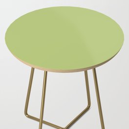 Medium Green Single Solid Color Coordinates with PPG Fern Glow PPG17-27 Color Crush Collection Side Table