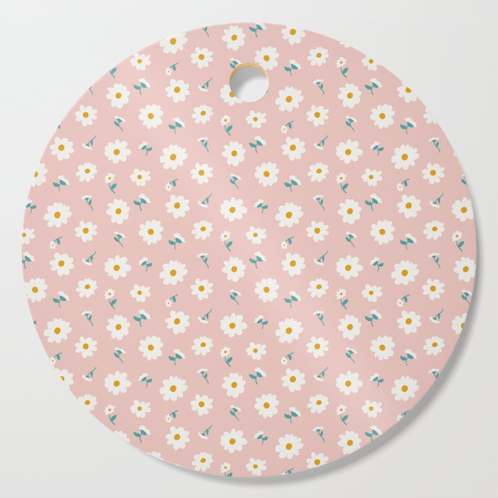 Daisies light pink Cutting Board