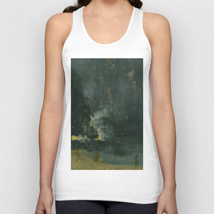 James Abbott McNeill Whistler - Nocturne in Black and Gold Tank Top