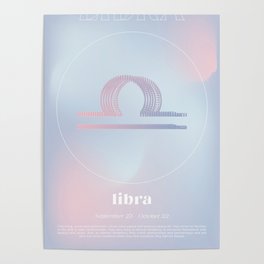 Pisces Zodiac Sign Poster