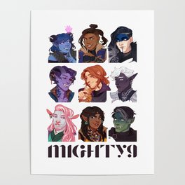 mighty nein / critical role Poster