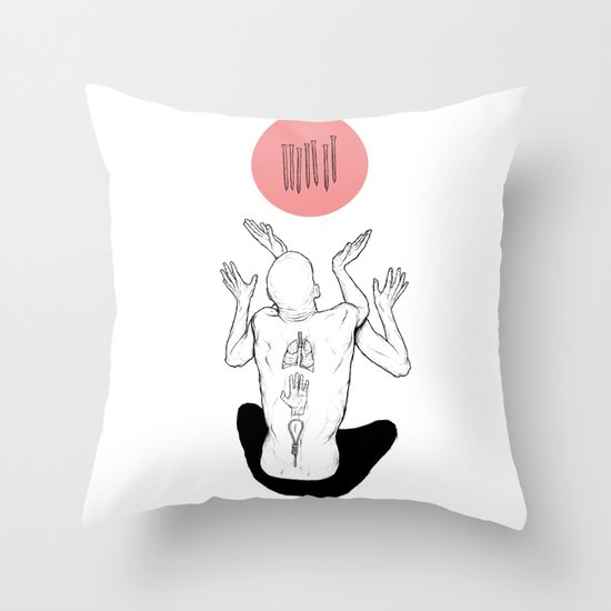 Pre-prayer/Repeat Offender Throw Pillow