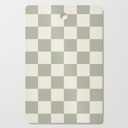 Checkered (Sage Cream) Cutting Board