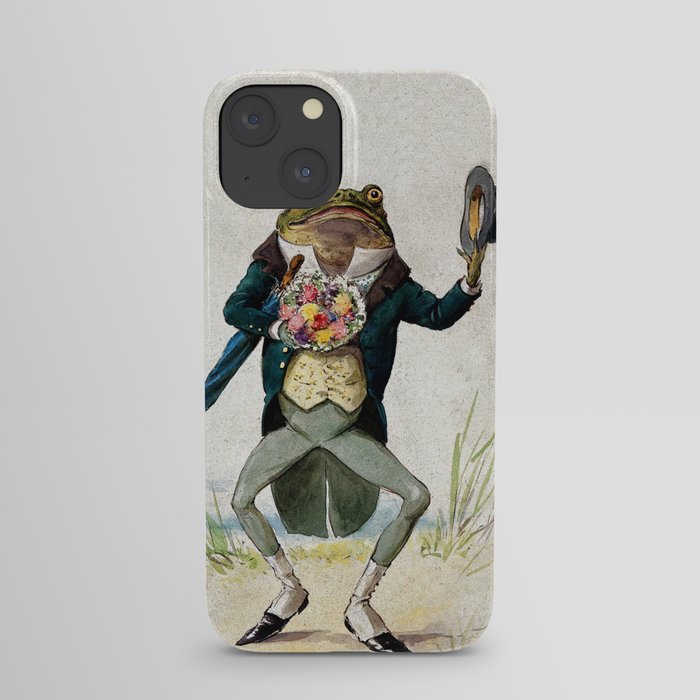 Gentleman Frog by George Hope Tait from 1900 iPhone Case