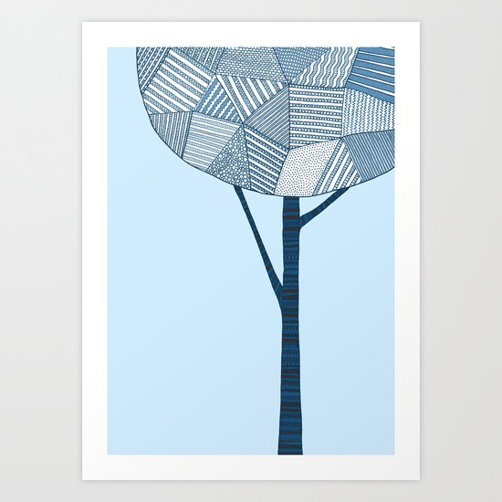 Winter Tree Art Print