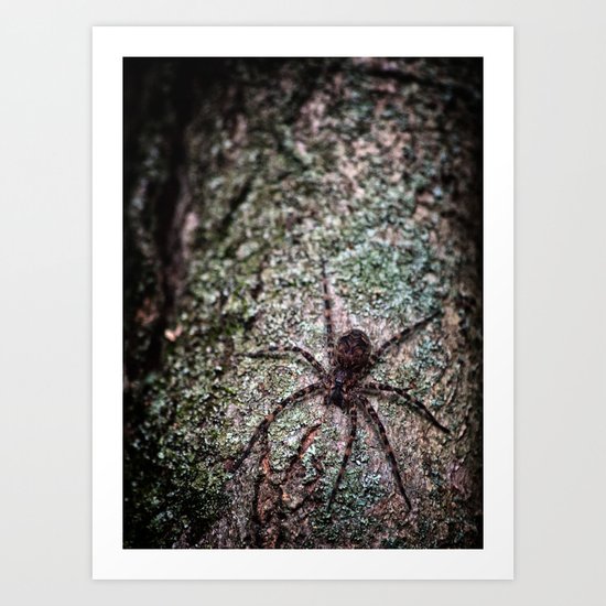 Creepy Spider Art Print