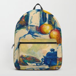 Still Life with Blue Pot, 1900-1906 by Paul Cezanne Backpack