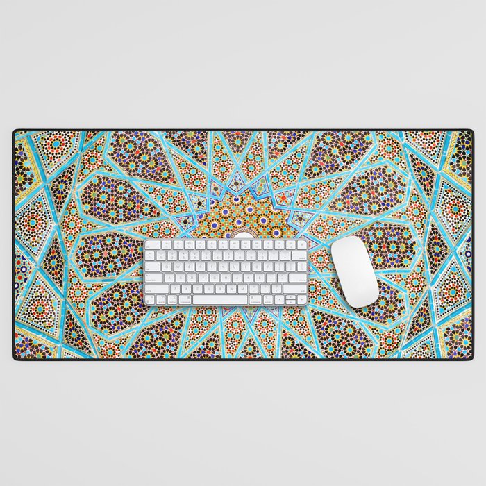 Islamic Mosaic Tile 1 Desk Mat