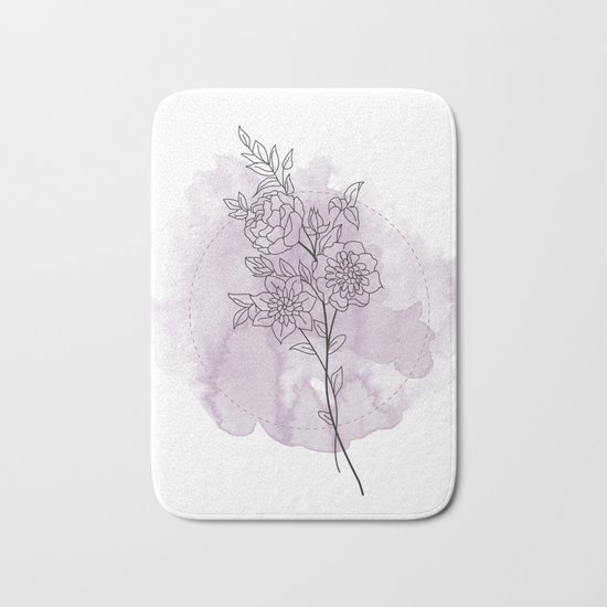 Floral mind 2.o Bath Mat