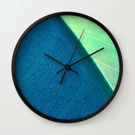 Contemporary Leaf Design, Version #1 Wall Clock